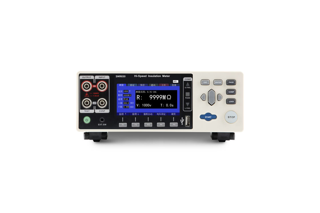 3.5 inci TFT LCD Display Digital High Voltage Isolation Tester OEM ODM