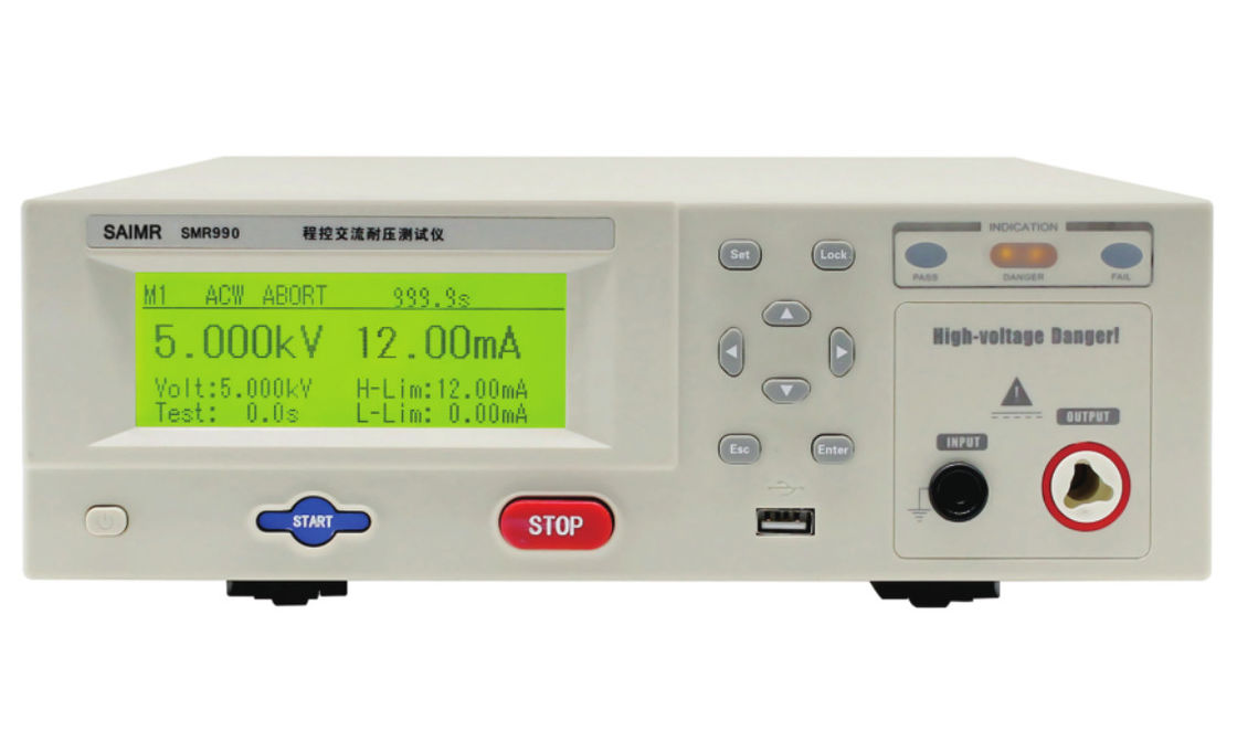 7.5kg High Voltage Insulation Tester Ac Dielectric Tester Dengan I/O Interface