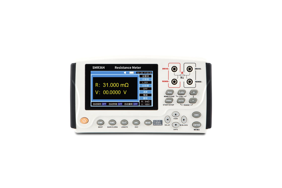4VA Handheld Battery Tester Battery Resistance Tester Dengan USB / EXPORT Interface Untuk Pengujian Baterai