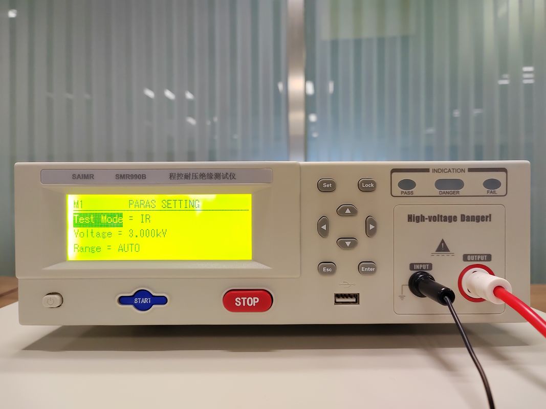 7.5kg Portable Hipot Tester Isolasi Hipot Tahan Tegangan Tester Dengan Arc Deteksi Fungsi Level 1-9