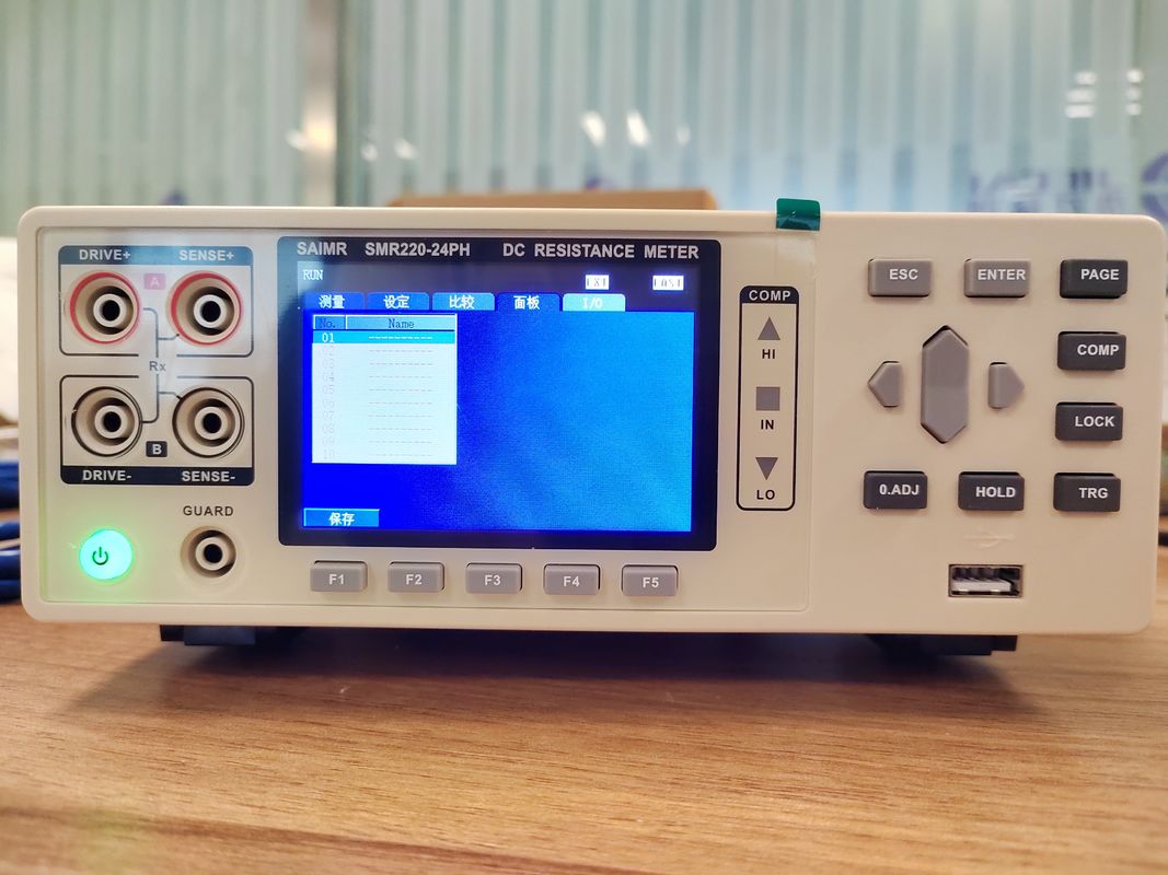 Tester Resistensi DC Presisi Tinggi Meter RS232 Interface 4 Wire atau 2 Wire Test Mode