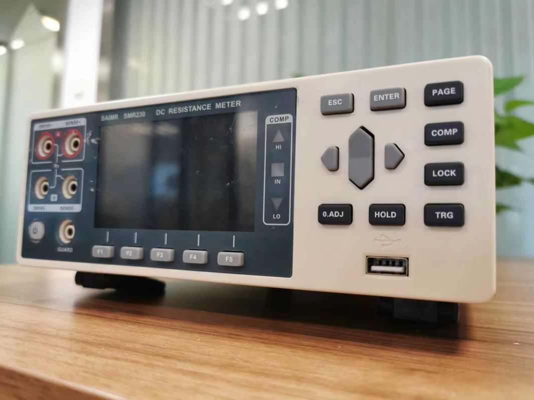 1 Saluran DC Resistance Tester 325*215*96.5mm 4 Wire atau 2 Wire Switchable