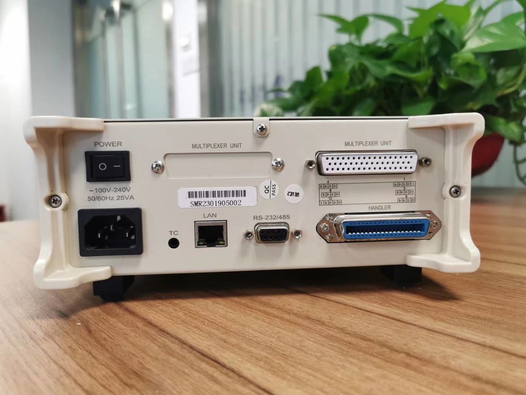 LAN Interface DC Resistance Tester untuk hasil yang cepat dan akurat 325*215*96.5mm