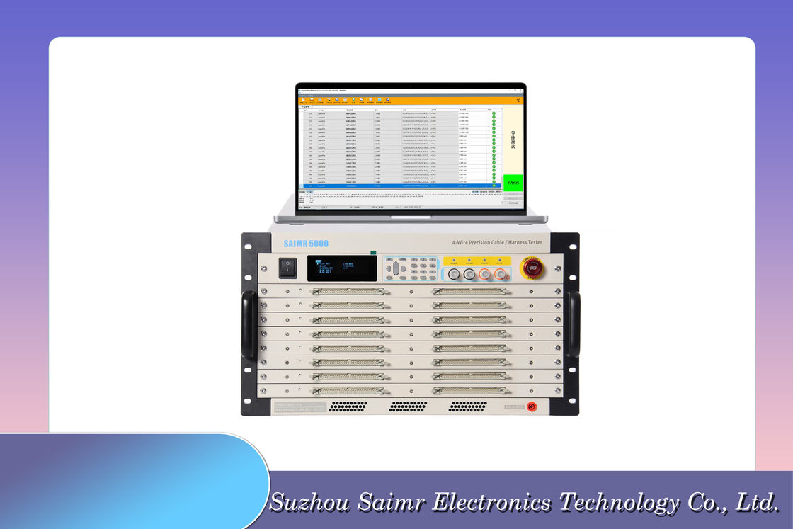 Pengujian presisi tinggi Tegangan rendah Wire Tester Harness Tester 50Hz-10kHz